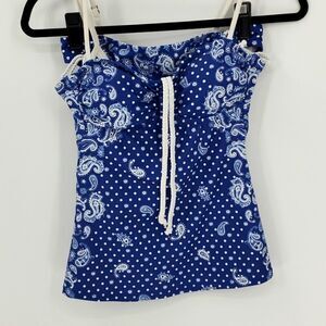 Arizona three pcs, bathing suit. Blue, size small. Great for a cruise.